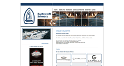 Desktop Screenshot of bootswerft-schwarz.de
