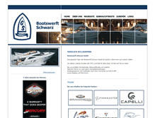 Tablet Screenshot of bootswerft-schwarz.de